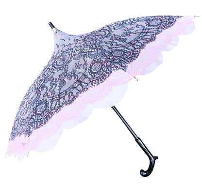 Chantal Thomass Soft Pink Printed Lace | Anti UV Handmade In France | Free Shipping