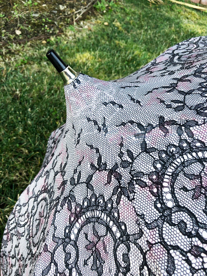 Chantal Thomass Soft Pink Printed Lace | Anti UV Handmade In France | Free Shipping
