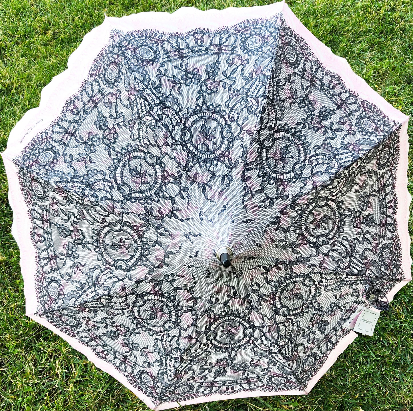 Encaje estampado rosa suave de Chantal Thomass | Anti-UV | Hecho a mano en Francia | Envío gratuito