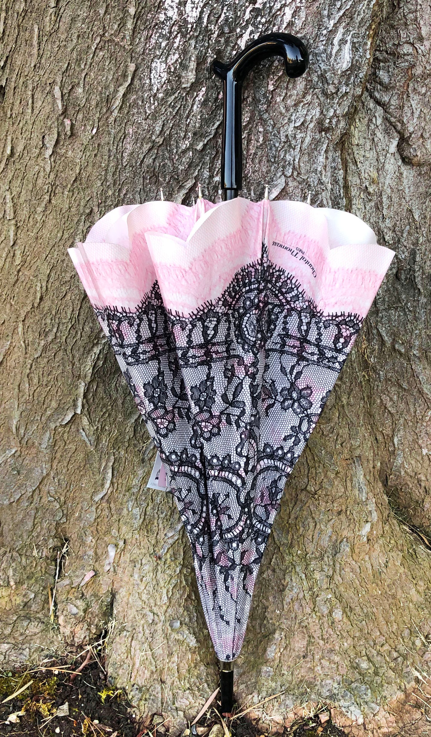 Encaje estampado rosa suave de Chantal Thomass | Anti-UV | Hecho a mano en Francia | Envío gratuito