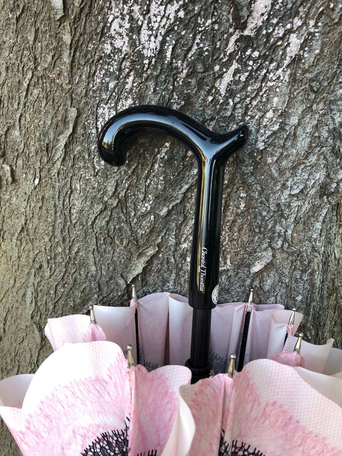 Encaje estampado rosa suave de Chantal Thomass | Anti-UV | Hecho a mano en Francia | Envío gratuito