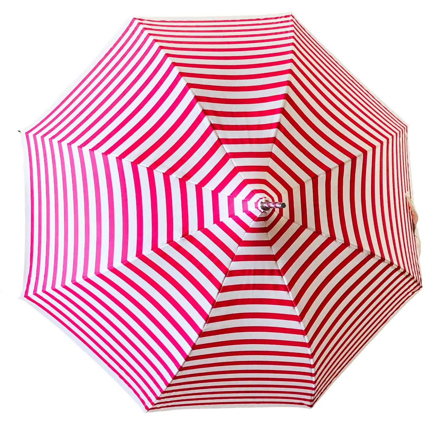 Lisbeth Dahl Pink Stripes Umbrella | European Dome Shape