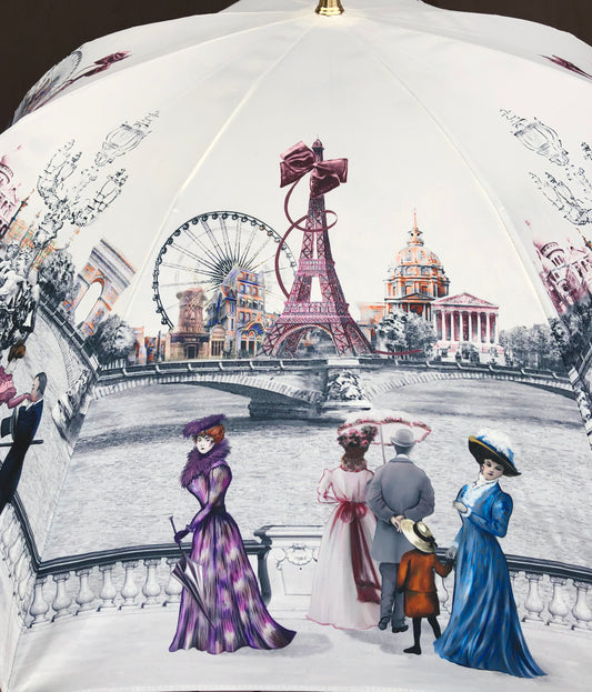Paris 1900 Purple Handle | Handmade in France | Guy de Jean Collection | Free Shipping