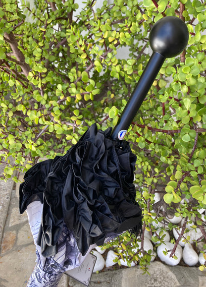 Guy de Jean Paris 1900 Short Umbrella | Anti UV Handmade in France | Free Shipping